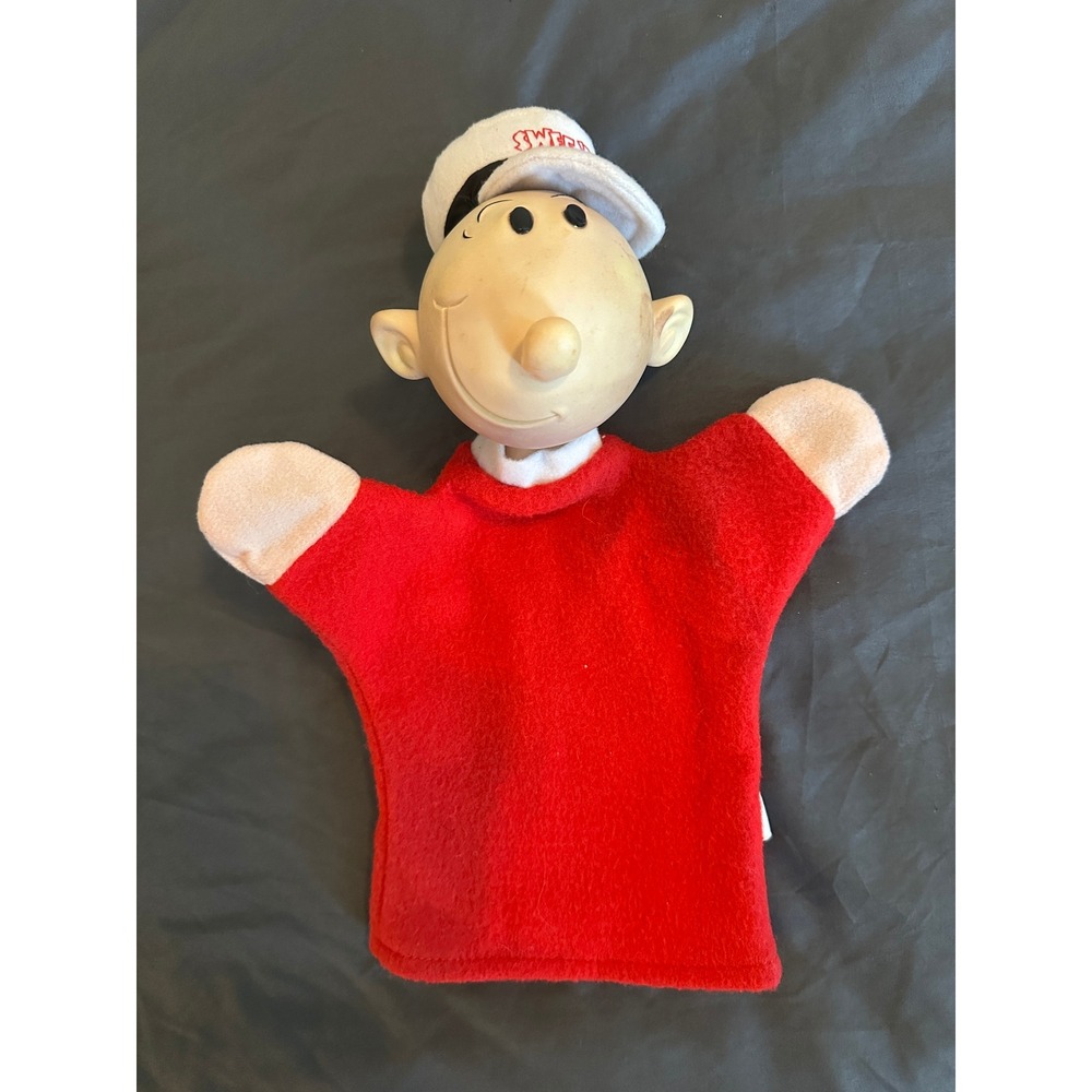 Vintage Swee'Pea Popeye‎ Hand Puppet Presents Hamilton Gifts Red Vinyl Head Toy